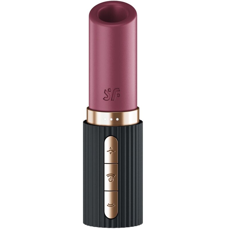SATISFYER - PRO 2 KISS WAVE ESTIMULADOR DE CLITÓRIS GARNET / PRETO