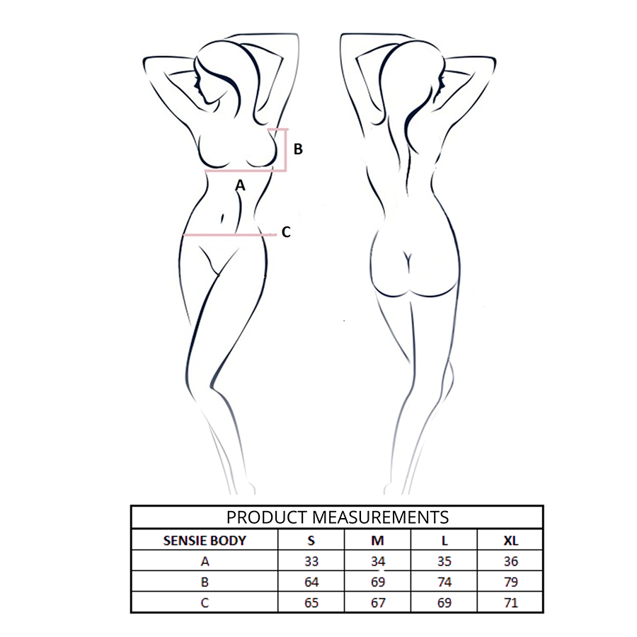 PASSION - SENSIE BODY PRETO L/XL