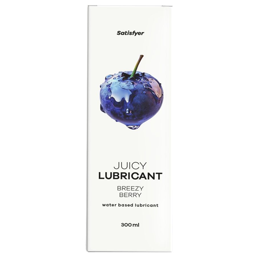 SATISFYER - LUBRIFICANTE À BASE DE ÁGUA COM AROMA DE FRUTAS VERMELHAS 300 ML