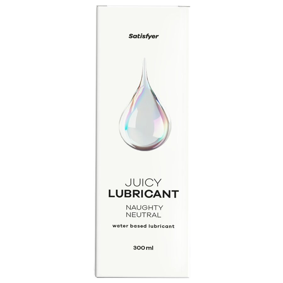 SATISFYER - LUBRIFICANTE À BASE DE ÁGUA JUICY NAUGHTY NEUTRAL 300 ML