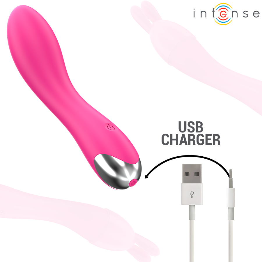 INTENSE - VIBRADOR CHER COM 20 PADRÕES E CABEÇAS INTERCAMBIÁVEIS
