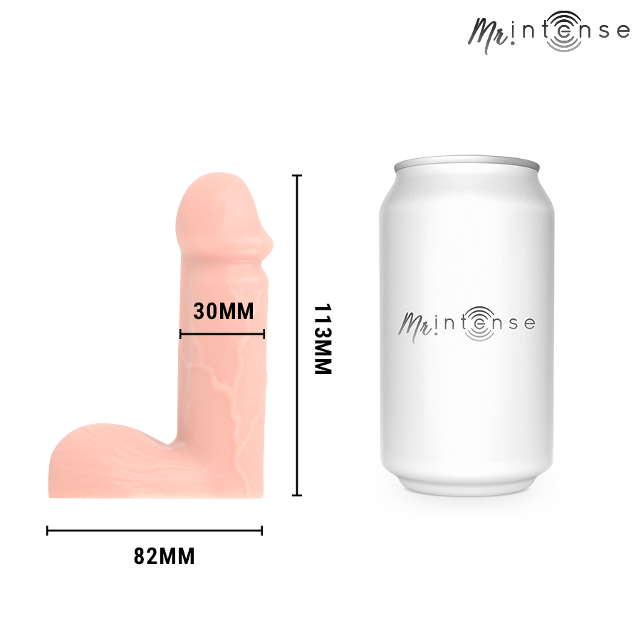 MR INTENSE - FLOPPY PACKER PÊNIS FLACIDO REALISTA COM TESTÍCULOS TAMANHO S