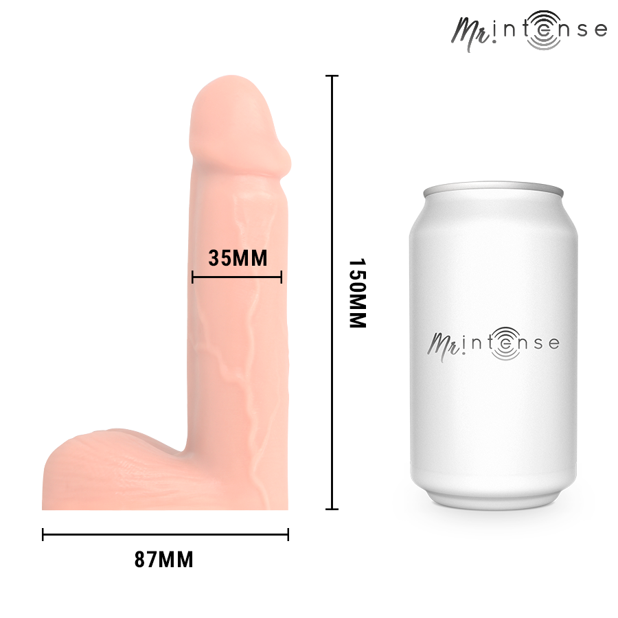 MR INTENSE - FLOPPY PACKER PÊNIS FLACIDO REALISTA COM TESTÍCULOS TAMANHO M