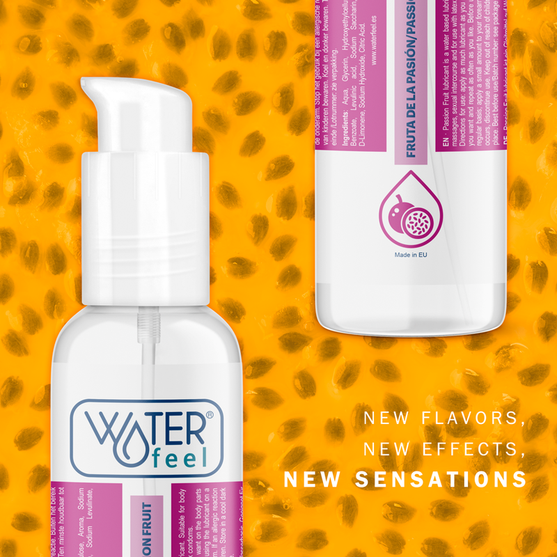 WATERFEEL - LUBRIFICANTE À BASE DE ÁGUA DE MARACUJÁ 175 ML