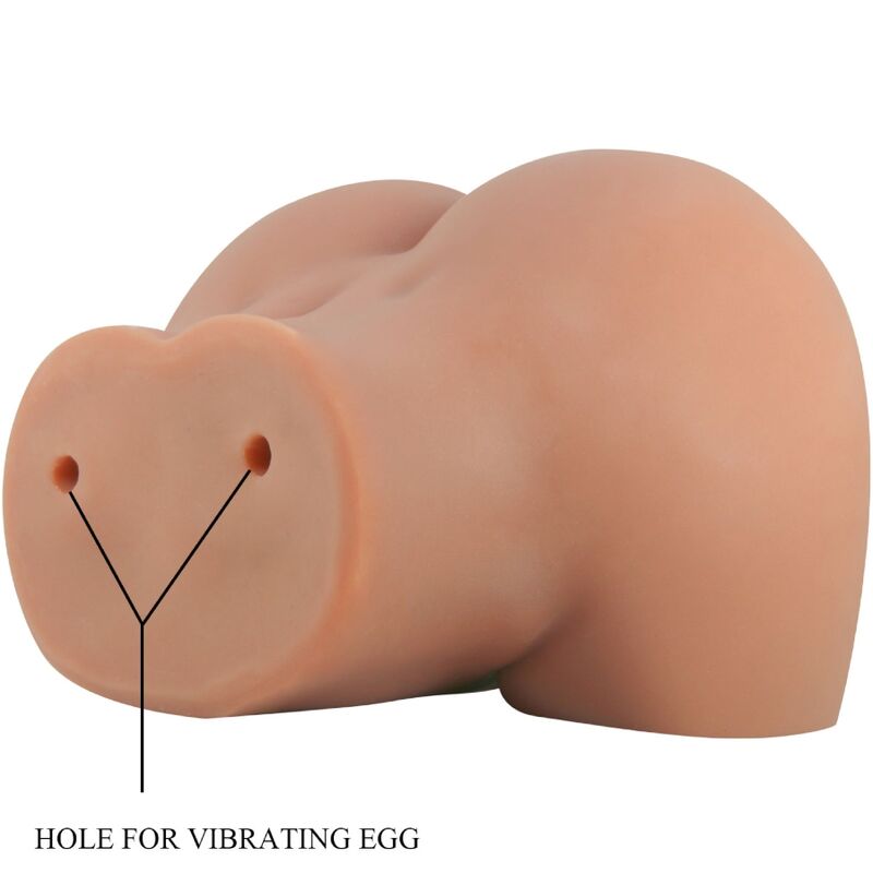 CRAZY BULL - VIBRADOR MILA BUTT COM CONTROLE REALISTA DE VAGINA E ÂNUS REMOTO