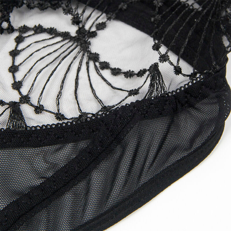 SUBBLIME - 955212 BODY TRANSPARENTE COM RENDA PRETA OCA S/M