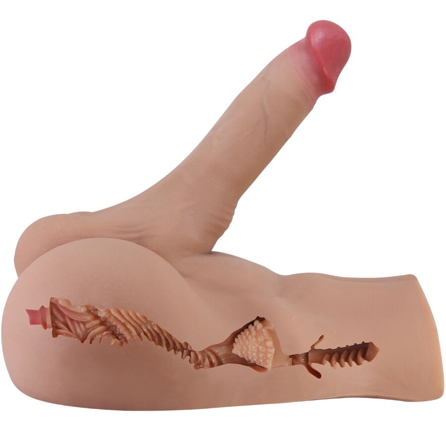 CRAZY BULL - MASTURBADOR REALISTA NATURAL RHYNE BACK