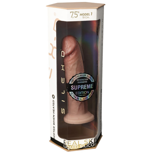 SILEXD - MODELO DE PÊNIS REALÍSTICO 2 SILICONE TERMORATIVO PREMIUM 19 CM