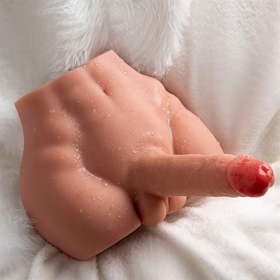 XISE - PEEL DILDO ASS DILDO REALISTA MASTURBADOR POSIÇÃO FRONTAL COM IMPULSO 17,5 CM