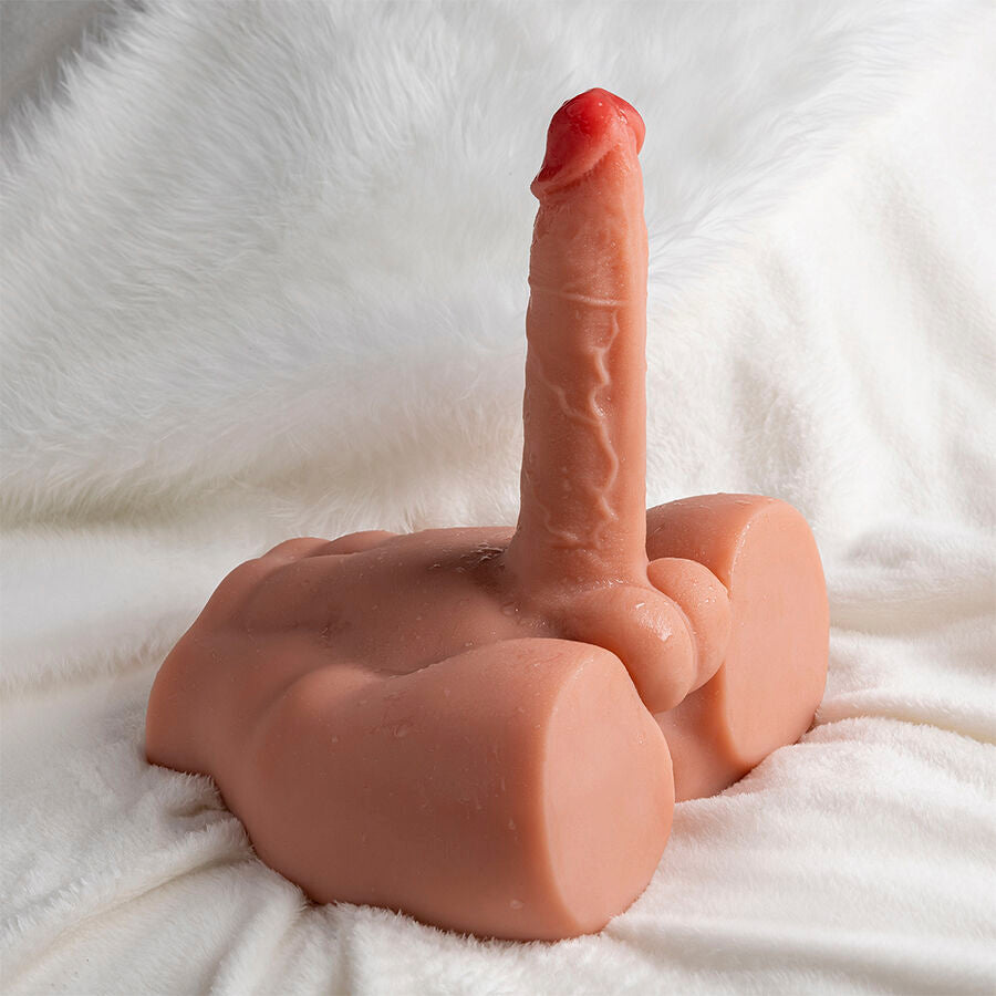 XISE - PEEL DILDO ASS DILDO REALISTA MASTURBADOR POSIÇÃO FRONTAL COM IMPULSO 17,5 CM
