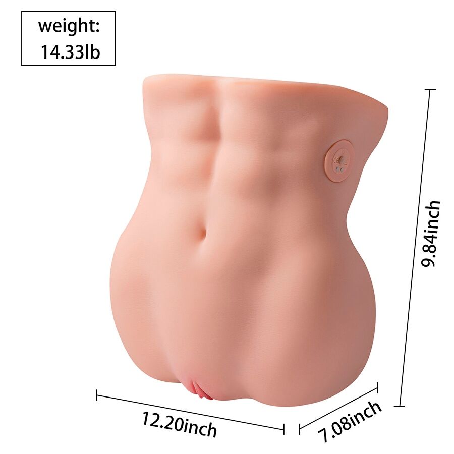 XISE - LYDIA VAGINA FEMININA MASTURBADOR COM IMPULSO 25 CM