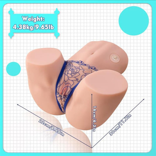XISE - MAYA SUCKING MASTURBADOR REALISTA DE VAGINA E ÂNUS COM VIBRAÇÃO E SUCÇÃO 4,5 KG
