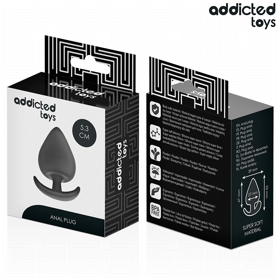 ADDICTED TOYS - PLUG ANAL TAMANHO S 5,3 CM