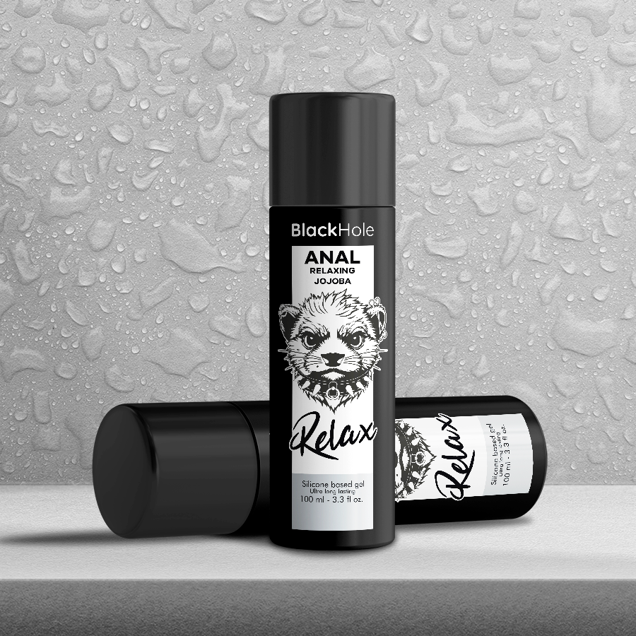 BLACK HOLE - JOJOBA RELAXANTE ANAL BASE DE SILICONE 100 ML