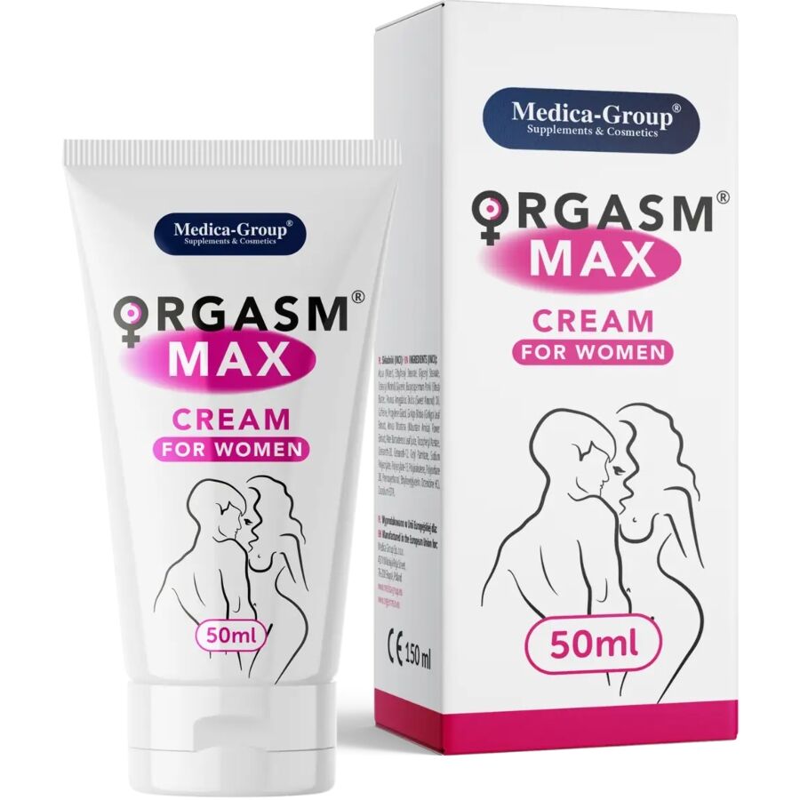 MEDICA GROUP - CREME ÍNTIMO ORGASM MAX PARA MULHERES 50 ML