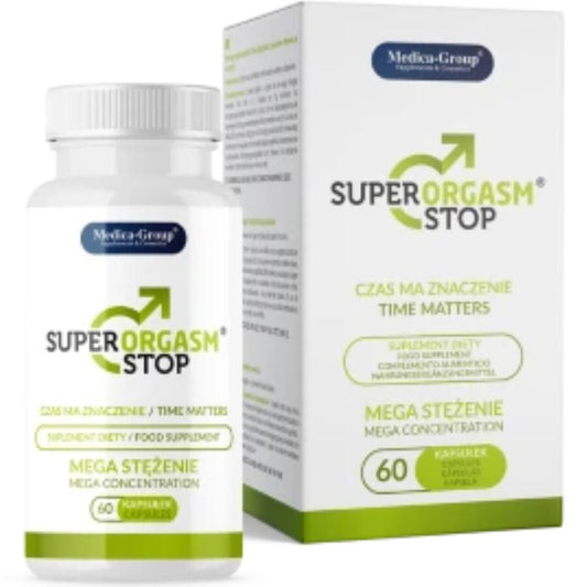 MEDICA GROUP - SUPER ORGASMO PARAR DE RETARDAR PARA HOMENS 60 CÁPSULAS