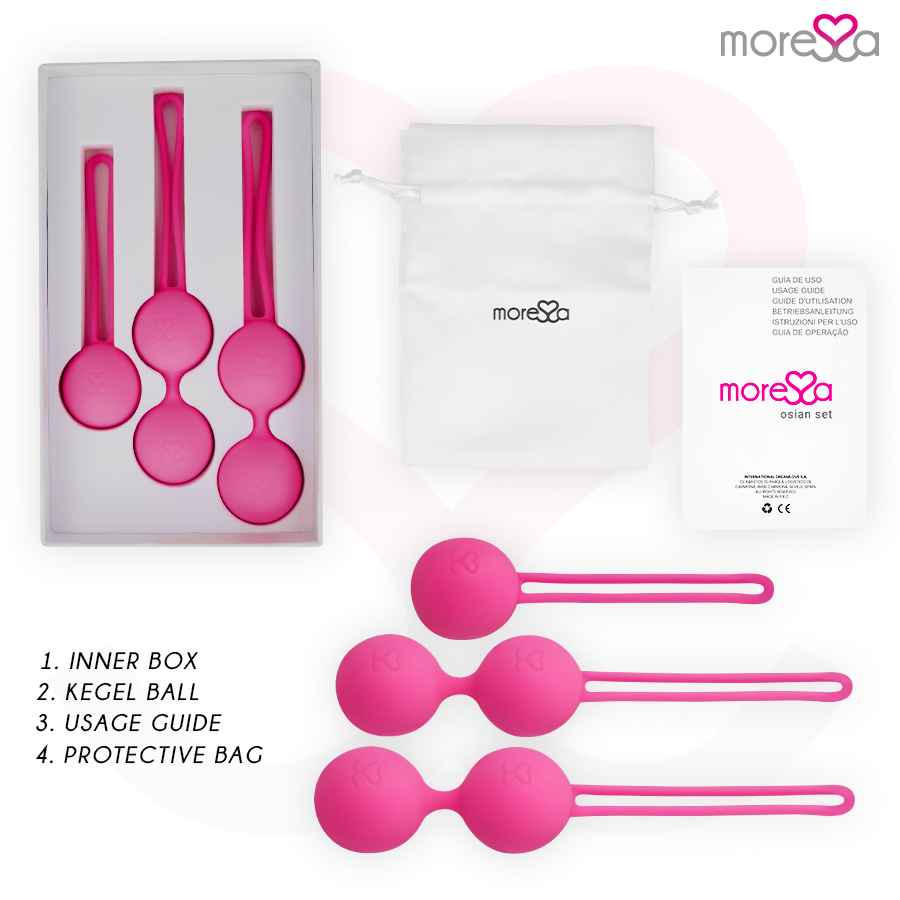 MORESSA - CONJUNTO OSIAN PREMIUM SILICONE ROSA