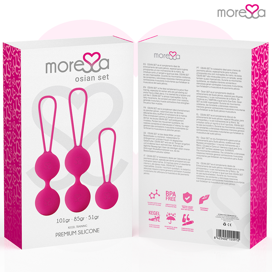MORESSA - CONJUNTO OSIAN PREMIUM SILICONE ROSA
