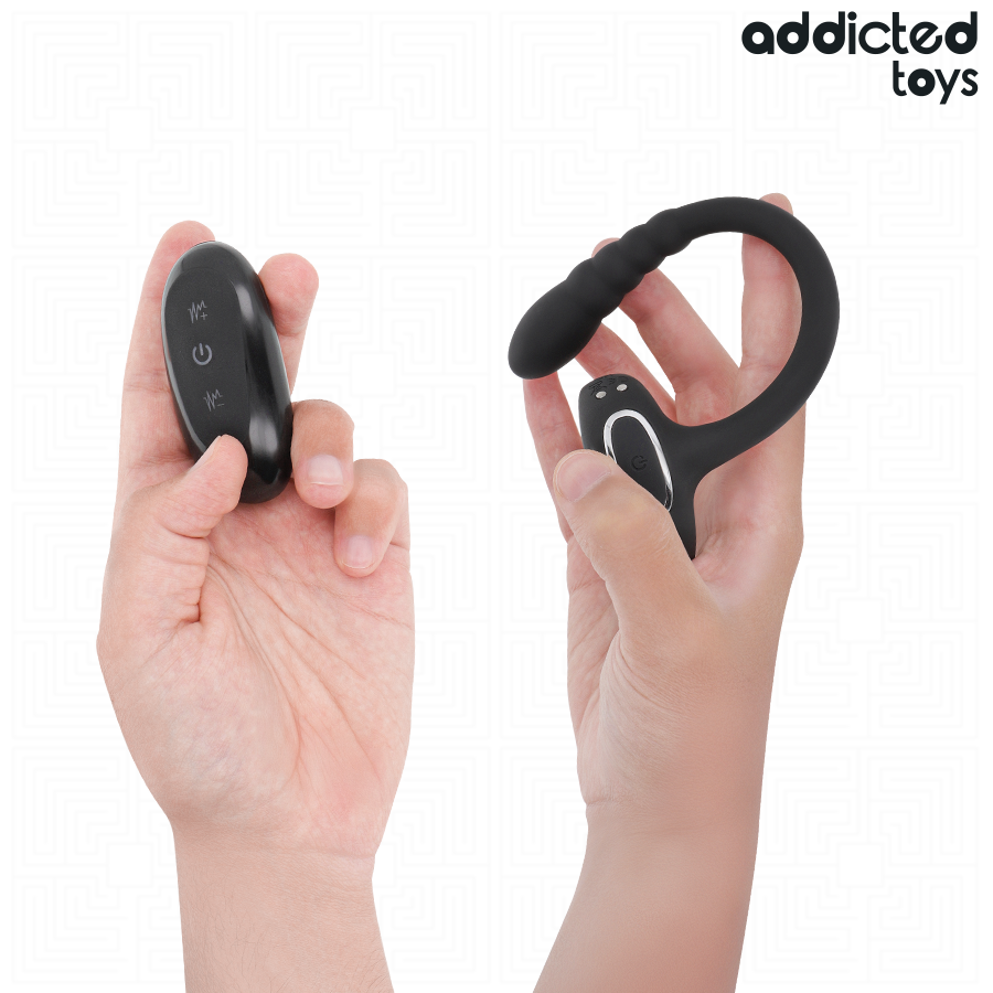 ADDICTED TOYS - ANEL PÊNICO VIBRANTE COM CONTROLE REMOTO