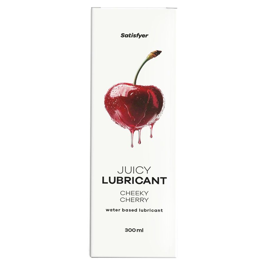 SATISFYER - LUBRIFICANTE À BASE DE ÁGUA JUICY CHEEKY CHERRY 300 ML
