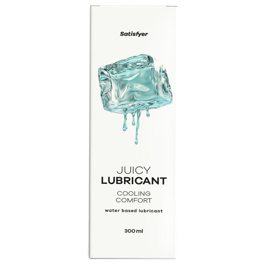 SATISFYER - LUBRIFICANTE À BASE DE ÁGUA COM CONFORTO REFRESCANTE 300 ML