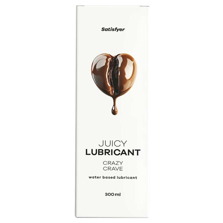 SATISFYER - LUBRIFICANTE À BASE DE ÁGUA E JUCY CRAZY CRAVE 300 ML