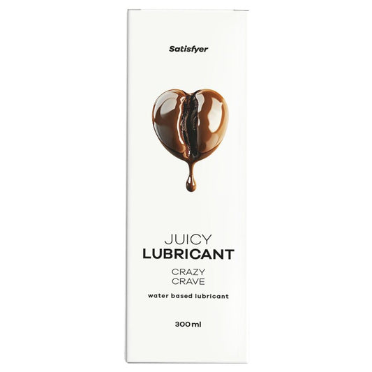 SATISFYER - LUBRIFICANTE À BASE DE ÁGUA E JUCY CRAZY CRAVE 300 ML