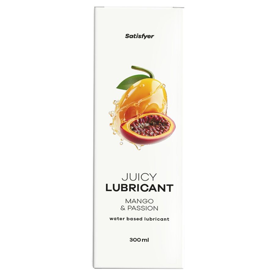 SATISFYER - LUBRIFICANTE À BASE DE ÁGUA COM SABOR MANGA E MARACUJÁ 300 ML