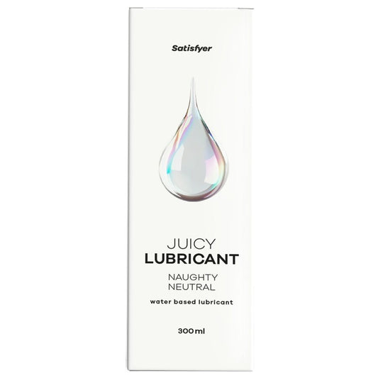 SATISFYER - LUBRIFICANTE À BASE DE ÁGUA JUICY NAUGHTY NEUTRAL 300 ML