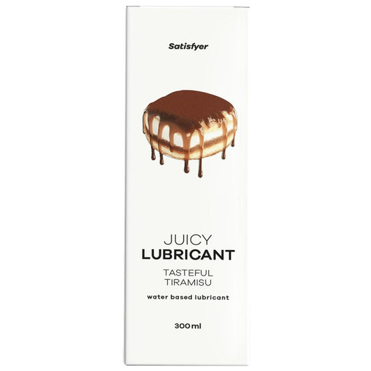 SATISFYER - LUBRIFICANTE À BASE DE ÁGUA COM SABOR TIRAMISU 300 ML