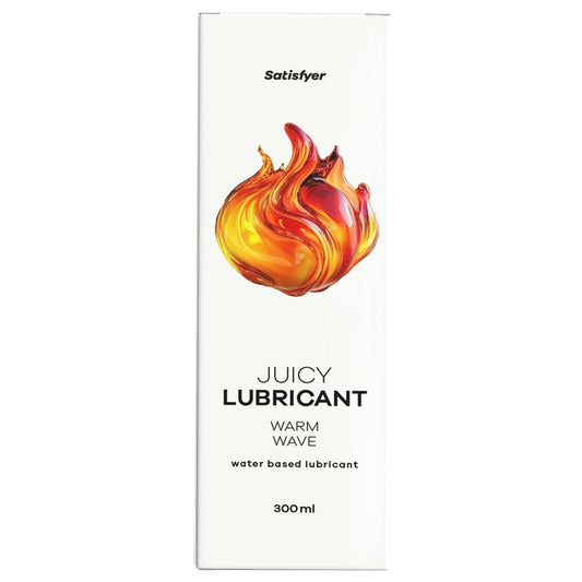 SATISFYER - LUBRIFICANTE À BASE DE ÁGUA JUICY WARM WAVE 300 ML