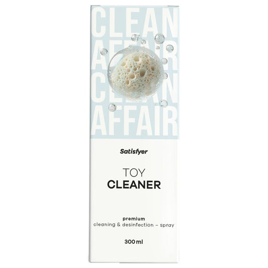SATISFYER - SPRAY PREMIUM PARA LIMPEZA E DESINFECÇÃO DE BRINQUEDOS 300 ML