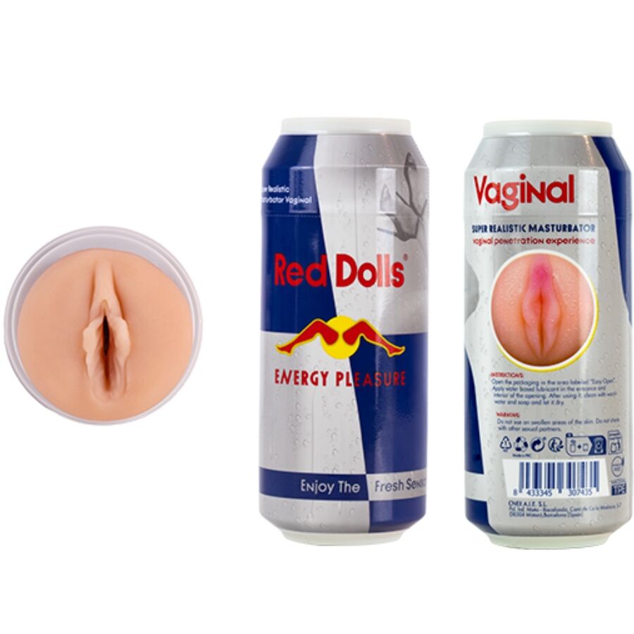 ALIVE - RED DOLL MASTURBATOR VAGINA BEBIDA ENERGÉTICA EM LATA