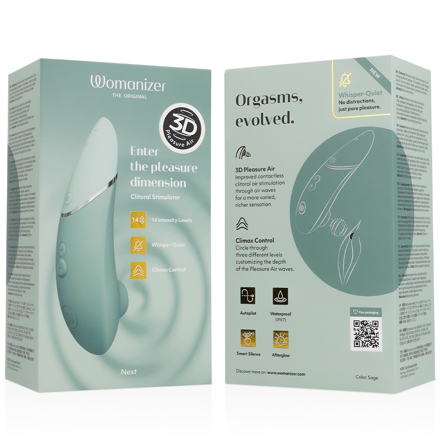 WOMANIZER - PRÓXIMO ESTIMULADOR CLITORIAL SAGE