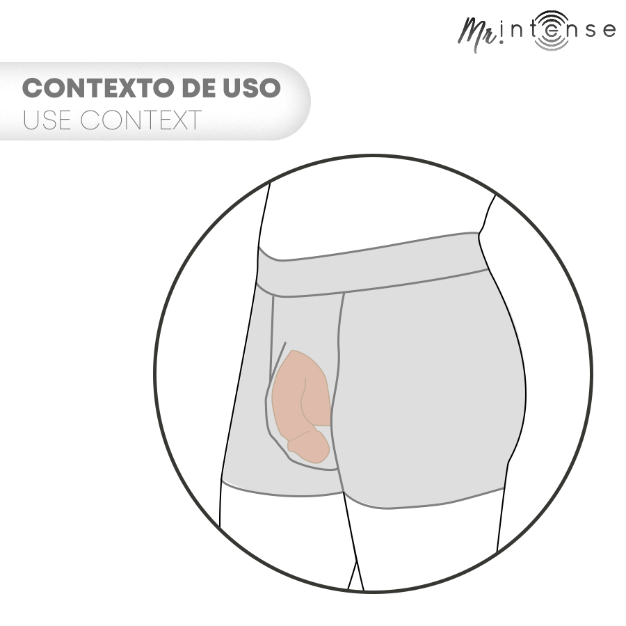MR INTENSE - FLOPPY PACKER PÊNIS FLACIDO REALISTA COM TESTÍCULOS TAMANHO L