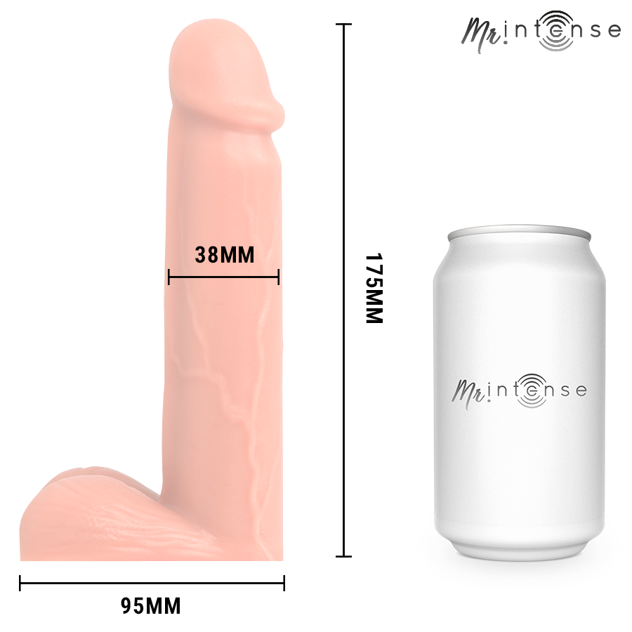 MR INTENSE - FLOPPY PACKER PÊNIS FLACIDO REALISTA COM TESTÍCULOS TAMANHO L