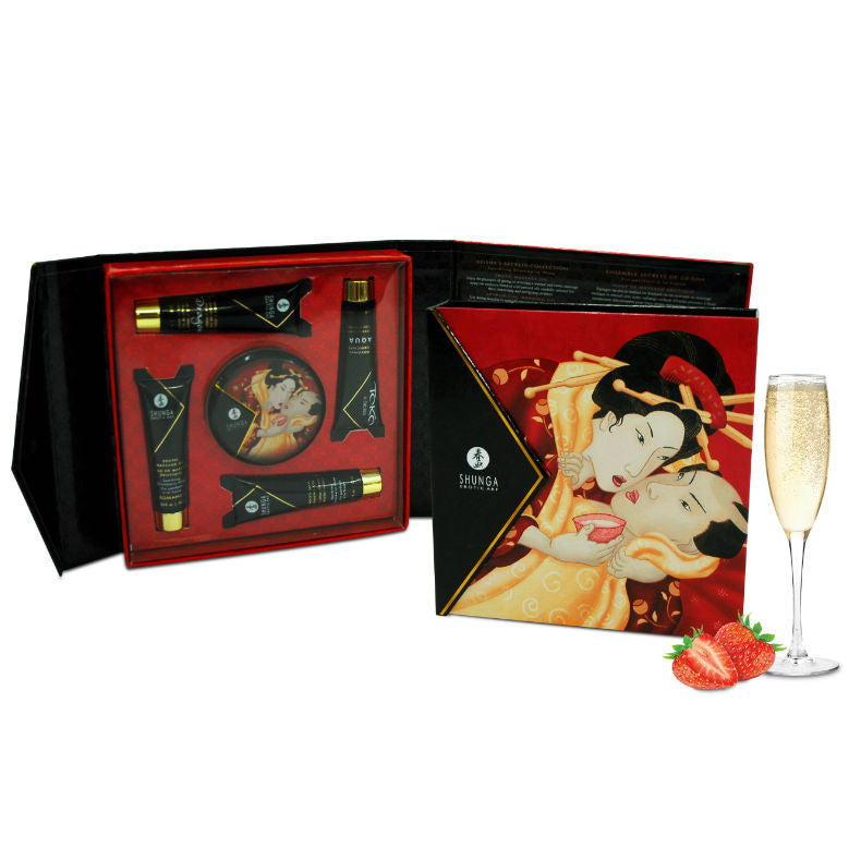 SHUNGA - KIT SECRETO DE MORANGOS E CAVA DE GUEIXA