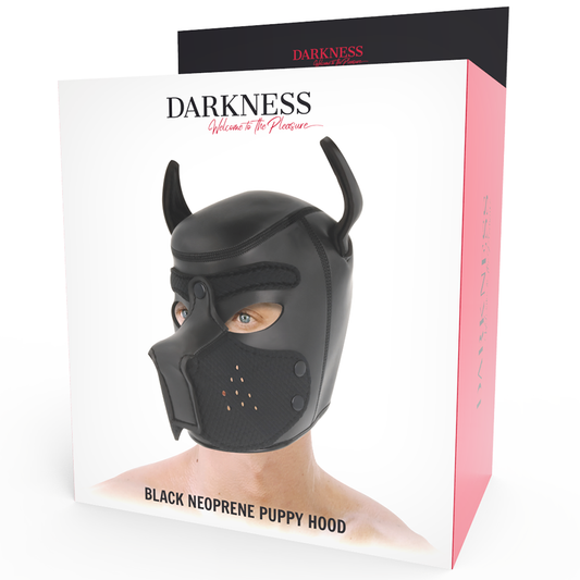 DARKNESS - MASCARA DE NEOPRENE PARA CES COM FOCINHO REMOVÍVEL M