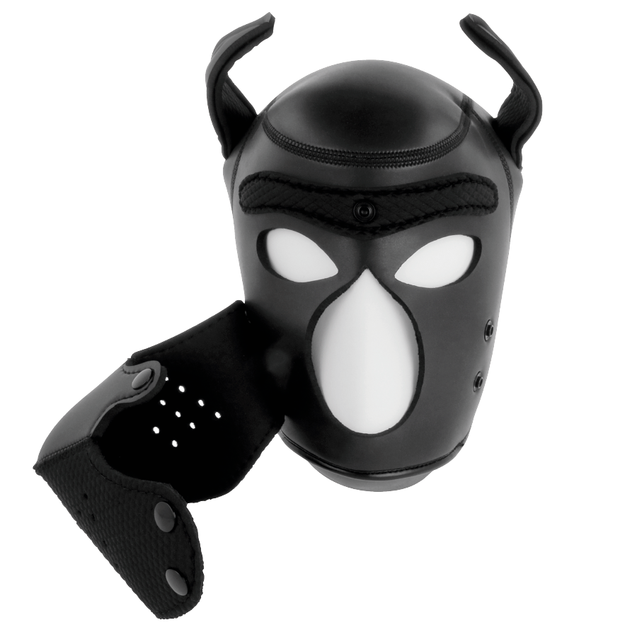 DARKNESS - MASCARA DE NEOPRENE PARA CES COM FOCINHO REMOVÍVEL M